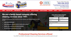 Desktop Screenshot of maximumcleaning.com